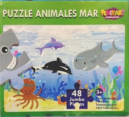 PUZZLE ANIMALES MAR
