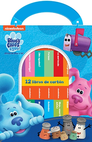 CAJA 12 LIBROS ACARTONADONOS BLUEÂ´S CLUEÂ´S NICKELODEON