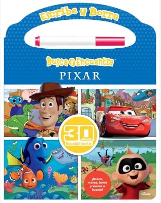 ESCRIBE, BORRA, BUSCA Y ENCUENTRA PIXAR (CON PLUMON)