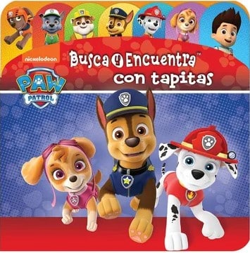 BUSCA Y ENCUENTRA CON TAPITAS PAW PATROL