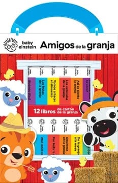 BABY EINSTEIN AMIGOS DE LA GRANJA CAJITA DE 12 LIBROS