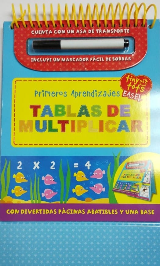 MIS PRIMEROS APRENDIZAJES TABLAS DE MULTIPLICAR PIZARRAS MAGICAS