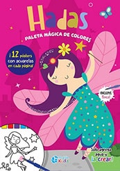 HADAS PALETAS MAGICAS INCLUYE PINCEL