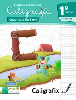 CALIGRAFIA CUADRICULA 5X5 1ERO BASICO 2DO SEMESTRE