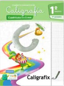 CALIGRAFIA CUADRICULA 5X5 1ERO BASICO 1ERO SEMESTRE