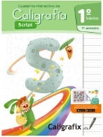 CUADERNO INTERACTIVO CALIGRAFIA SCRIPT 1 ERO BASICO PRIMER SEMESTRE