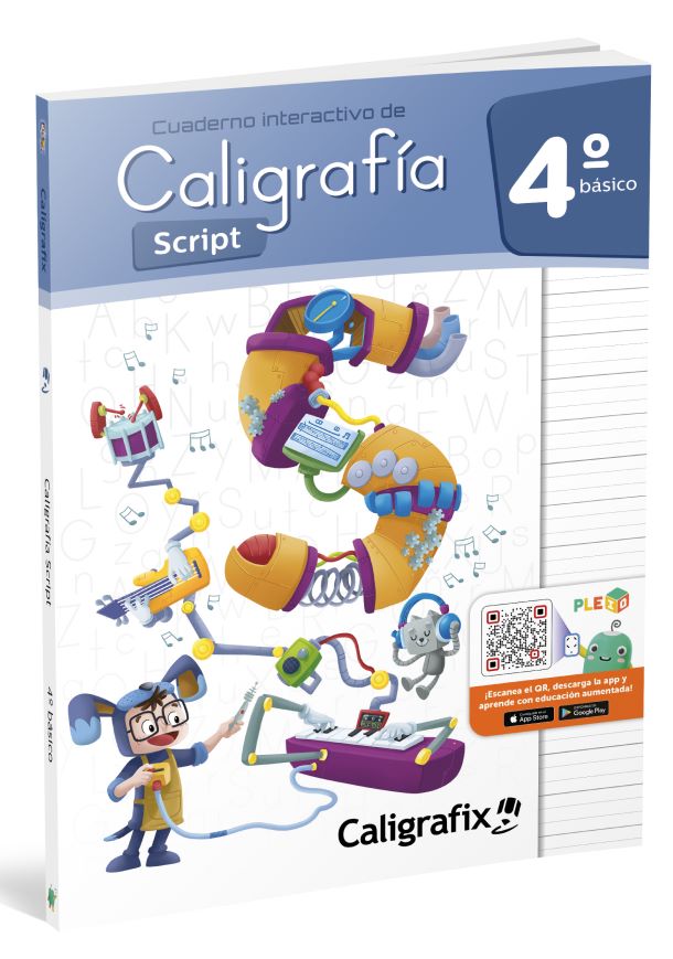 CUADERNO INTERACTIVO CALIGRAFÁA SCRIPT 4TO BÁSICO