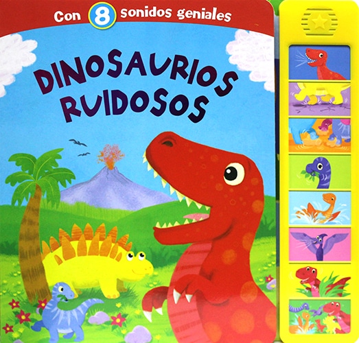 DINOSAURIOS RUIDOSOS 8 SONIDOS