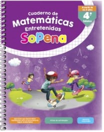 CUADERNO DE MATEMATICA ENTRETENIDAS SOPENA 4 A PARTIR DE 9 AÁ‘OS