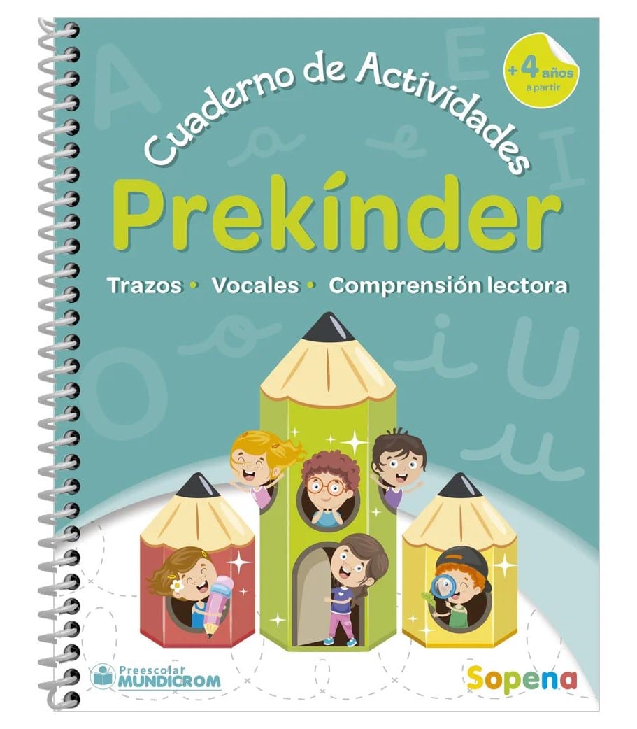 CUADERNO DE ACTIVIDADES PREKINDER + 4 AÁ‘OS