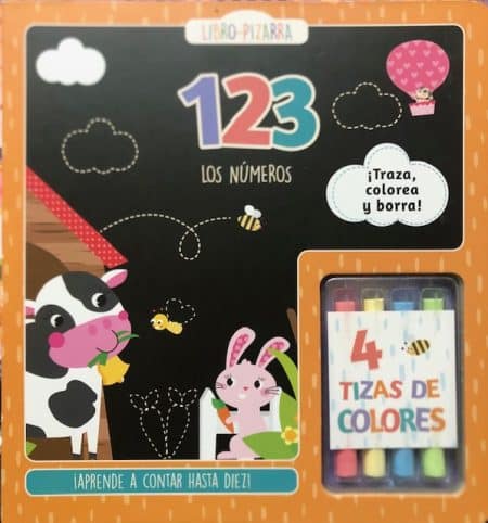 LIBRO PIZARRA-1, 2, 3, LOS NÁšMEROS