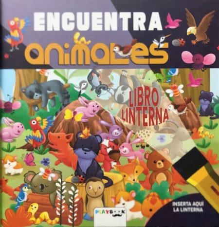 ENCUENTRA ANIMALES- LIBRO LINTERNA