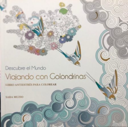 VIAJANDO CON GOLONDRINAS- LIBRO ANTI ESTRÁ‰S PARA COLOREAR
