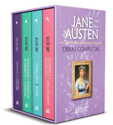 JANE AUSTEN OBRAS COMPLETAS PACK 4 LIBROS