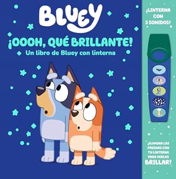 BLUEY -OOOH, QUÁ‰ BRILLANTE-CON LINTERNA DE COLORES Y SONIDOS