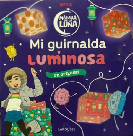 MI GUIRNALDA LUMINOSA EN ORIGAMI